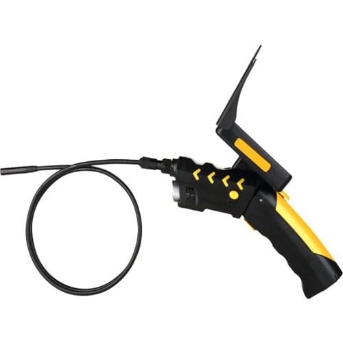 5M 8.2mm Pipe Sewer Endoscope Camera Inspection Air-conditioner Pipe Camera Borescope Camera 4.3inch 6LEDs Adjustable