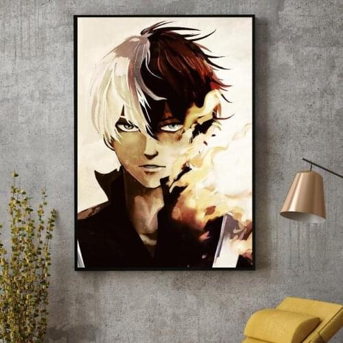 5d Diy Diamond My Hero Academia Painting Wall Art Handmade Cartoon Character Cross Stitch Picture Full Square Drill Embroidery