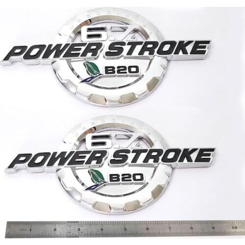 6.7L Powerstroke emblem Turbo Diesel Door Badge 3D