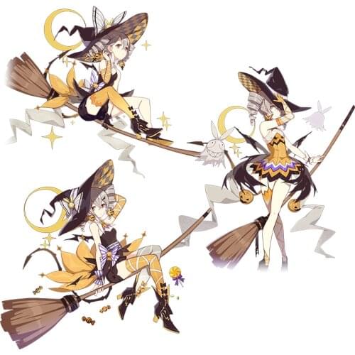 Three Ratels CA39 Honkai Impact 3rd Anime Sticker For Vehicle Fuel Tank Cover Car laptop Decor Sticker Kid Toy Decal