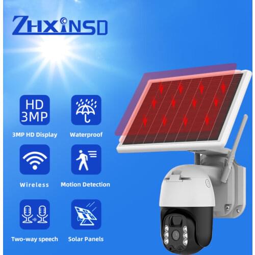 ZHXINSD wifi version stand-alone without battery Security Humanoid Motion Detect Auto Tracking Battery Powered 1296P