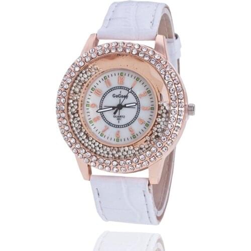 Reloj Women Watch Fashion Crystal Diamond Rolling Rhinestone Women Watches Gold Bracelet Quartz Luxury Brand Ladies Watch Clock