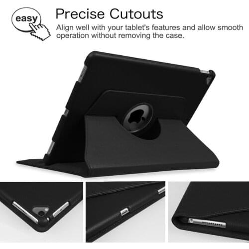 For Apple iPad Pro 12.9 Cover Case 360 Rotating Smart Cover for iPad PU Leather Protective Case Tablet Case for iPad Pro 12.9"