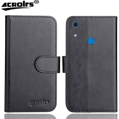 Huawei Y6s Case 6.09" 6 Colors Flip Fashion Soft Leather Crazy Horse Exclusive Phone Cover Cases Wallet Funda Coque