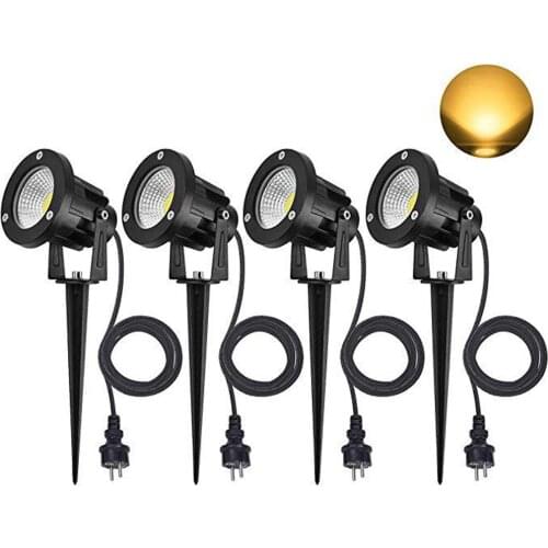 COB Garden Lawn Lamp Light 10W AC85-265V Outdoor LED Spike Light IP65 Waterproof Path Landscape Spotlights for Yard Garden Porch