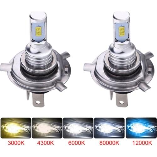 H7 H11 H1 H3 H4 6000K Motorcycle Car Headlight 80W High Power CSP LED Bulb White Hi/Low Beam For Off-road Moped Fog Light