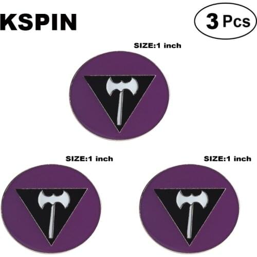 Lesbian Pride Lapel Pin Brooches Pins Flag badge Brooch Badges