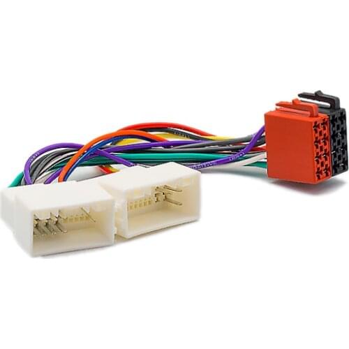 XTRONS12-033 Car Radio Stereo ISO Wiring Adapter Cable Connector for HYUNDAI iX35 Solaris i25 Verna Accent For KIA Sportage Rio