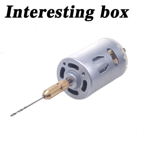 Model tool hand drill mini electric drill DIY electric drill drilling tool 545 electric drill set