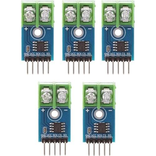 5PCS MAX6675 K Type Thermocouple Temperature Sensor Module for Raspberry Pi Arduino