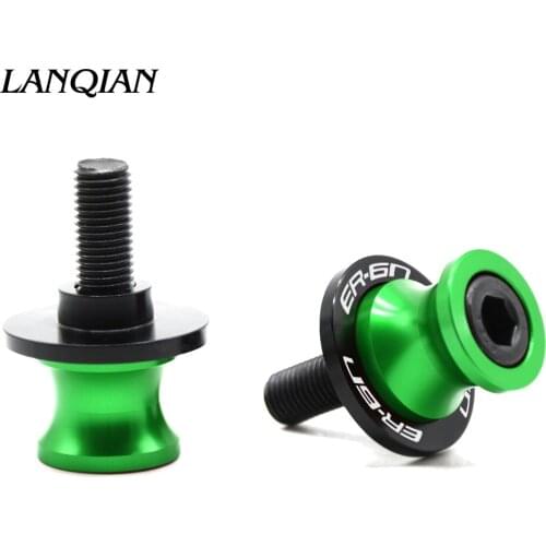 Motorbike screw Motorcycle M10 M6 M8 stand screws Swingarm Spools slider For KAWASAKI ER6N ER 6N ER-6N