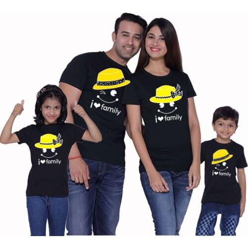 I Love My Family Shirt Family Matching Outfits Mom and Dad and Children T Shirt