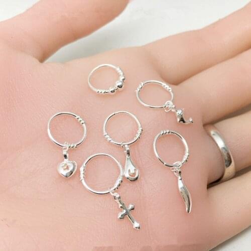 Womens earrings 2019 Earrings for women Korean earrings 925 sterling silver eardrop Children earrings Small earrings The pendan