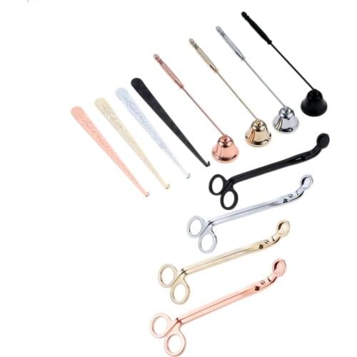 3pcs/sets Candle Snuffer Set Home Decor Candle Care Kit Candle Snuffer +Trimmer+Hook Home Wedding Decoration