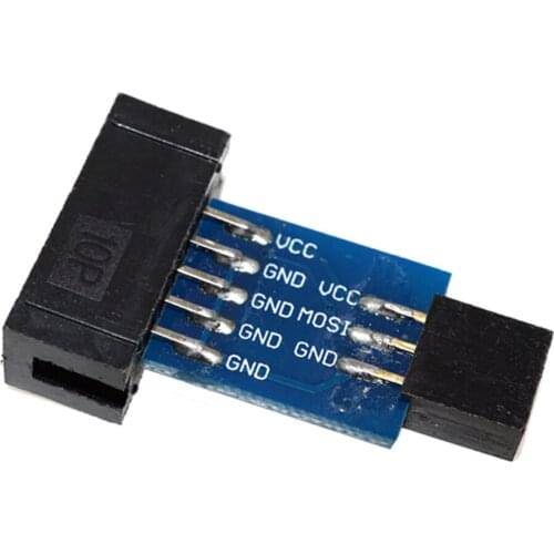 5pcs 10 Pin to Standard 6 Pin Adapter Board For AVRISP USBASP STK500