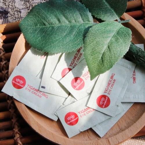 10 Sachets Original YIGANERJING Anti aging Eye Cream Ageless Eye Cream Serum Instantly Puffiness Remove Cream High Quality