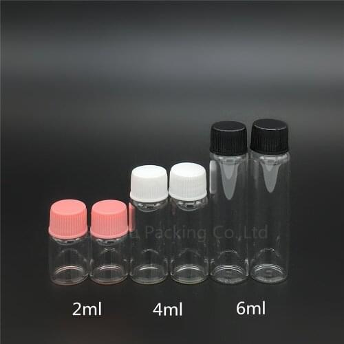 Free shipping 100pcs/lot diameter 16mm 2ML 4ML 6ML glass bottle Plastic cap for vinegar alcohol, carft/storage candy bottles