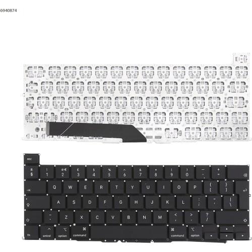 UK Layout New Replacement Keyboard for Apple Macbook Pro A2141 13" Laptop Big Enter Key for Backlit