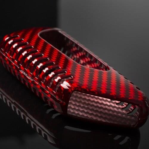 Carbon Fiber Remote Key Car key shell Case key Cover For Seat leon fr mk4 2019 2020 2021 3 Buttons Smart Key Car Accessories