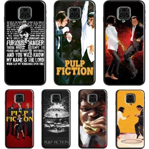 Pulp Fiction For Xiaomi Redmi Note 10 7 8 9 Pro Note 8T 9S Soft Case For Redmi 9T 9A 9C K40 Pro Cover