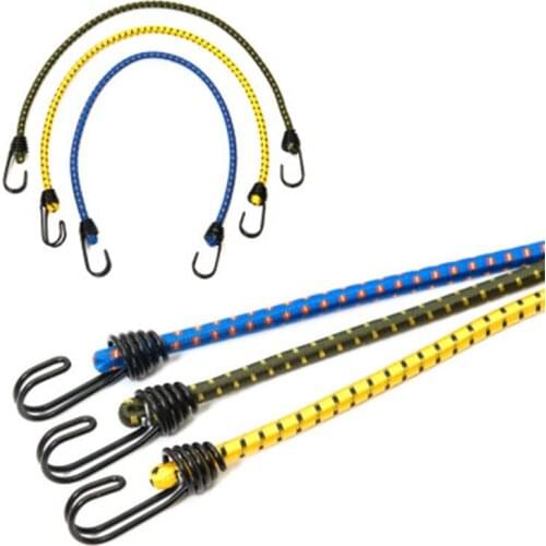 Bounce High Elastic Rubber Tying Rope with Hook Outdoor Travel Camping Hiking 6 Pcs/set of Tension Band Purses Tent Accessories