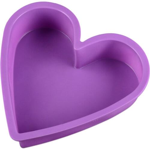 Heart Shape Cake Mold Durable Silicone Mousse Cake Bread Pastry Baking Mould Nonstick Chocolate Cake Dessert Baking Tool