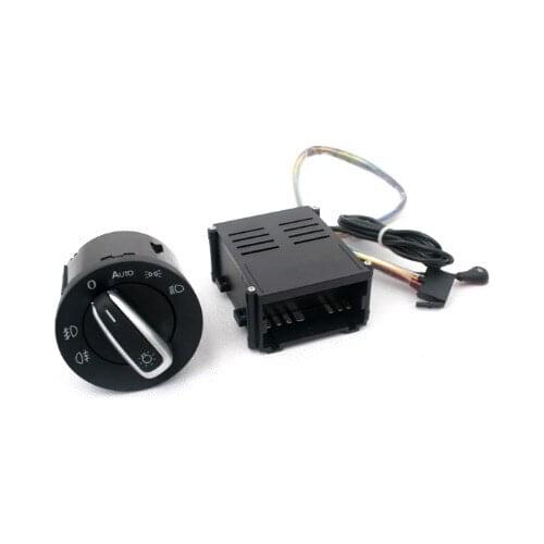 Light Sensor & Auto Euro Head Light Switch Retrofit Kit For VW Volkswagen Golf MK4