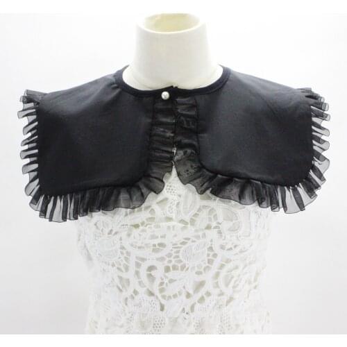 Korean Women Removable Detachable Collar Shawl Fake Collar Half Shirt Sweater Female False Collar Ladies Shawl Wrap Decorative