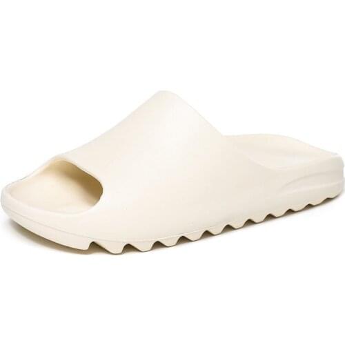 Mens Ladies Couples Lightweight Non-slip Flip Flops Mens and Womens Thick-soled Beach Sandals Large Size 45 Slippers