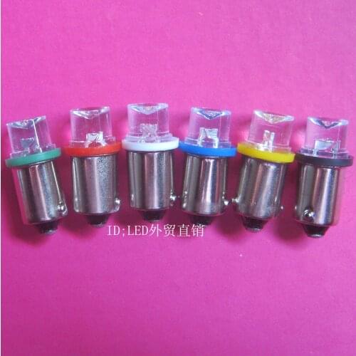 A small button light bulb 3V\4.5V\6V\8V\9V BA9S LED lamp bulb bayonet experiment