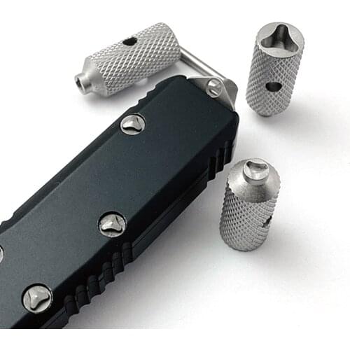 1 Set Screwdriver For UltraTech UTX-85 Microtech Triangle Glass Breaker Driver Socket Tool Bit Dirac Troodon Ect Screw Remover