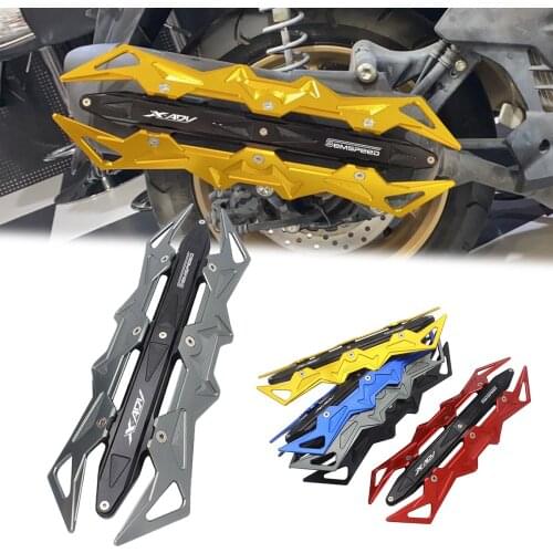 SEMSPEED CNC Motorcycle Heat Shield Exhaust Pipe Muffler Cover Cap Protector For Honda XADV750 X-ADV750 X-ADV 750 2017-2019 2020