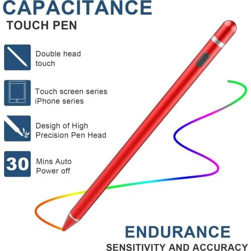 Touch Pen For Stylus Apple Pencil iPad iPhone 6 7 8 Plus X XS 11 Pro Max For Samsung Huawei Xiaomi OPPO Vivo Smartphone Tablet