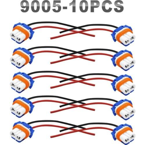 JGAUT Replacement Headlight Repair Bulb Holder female Connector Ceramics H4 H7 9005 HB3 9006 HB4