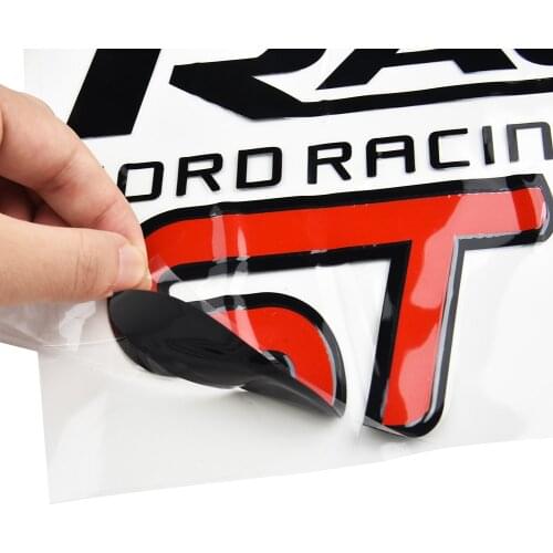 1 Pair Waist Car Decal Reflective Practical 2pcs Refit Kit ST RACING Vinyl Auto Set Tool Replaces Assortment Stock