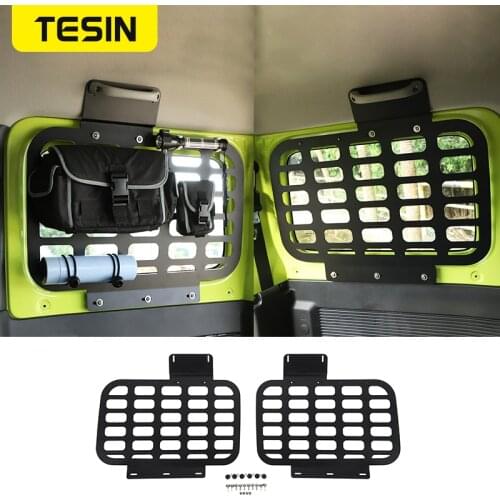 TESIN Rear Racks For Suzuki Jimny JB74 Car Trunk Shelf Storage Bracket Luggage Rack Accessories For Suzuki Jimny 2019 2020 2021