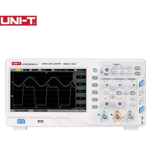 UNI-T UTD2102CEX-II 100MHz Digital Phosphor Oscilloscope 1GS / s Sampling / 2 Channels