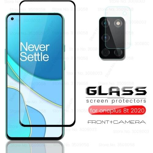 For oneplus 8t glass tempered camera lens protectors on one plus 8 t t8 plus8t 1+8t oneplus8t phone screen protective film cover