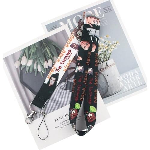 ZF2633 1pcs TV Figure Lanyards Id Badge Holder Keychain Id Card Pass Gym Mobile Badge Holder Lanyard Key Holder