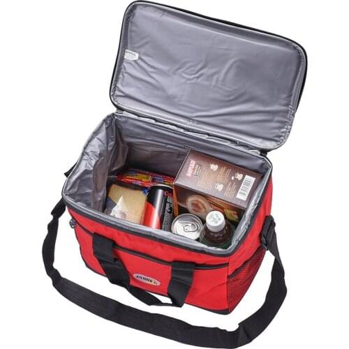 16L Large Capacity Cooler Bags Picnic Bag Carry Food Drinks Beer Storage Iced Pack Insulated Cool Tote Boxes Waterproof Travel