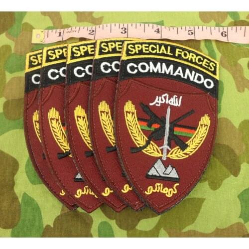 5 PCS AFGHANISTAN US ARMY SPECIAL FORCES COMMANDO PATCH US MARSOC-0423 Military Store
