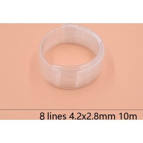 8 Lines eco solvent printer ink tube 4.2X2.8MM for Epson Allwin Mimaki Roland Mutoh ink hose 10M/lot Large ink supply ink system