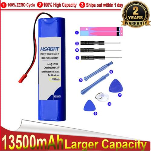 HSABAT 0 Cycle 3500mAh Battery for ilife V50 V55 V8s V3s Pro V5s Pro V8s X750 Robotic Cleaner Accessories Parts Accumulator