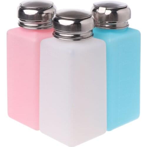 Anti-static Plastic Press Pump Bottle 100ML 200ml 250ml Liquid Alcohol Bottles Dispenser for Electronics PCB Panel Mobile Phone