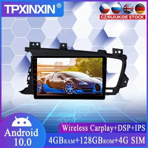 4G+128G Android 10.0 DSP For KIA K5 optima 2015+ Car Multimedia Player GPS Navigation Head Unit Radio Audio Stereo Tape Recorder