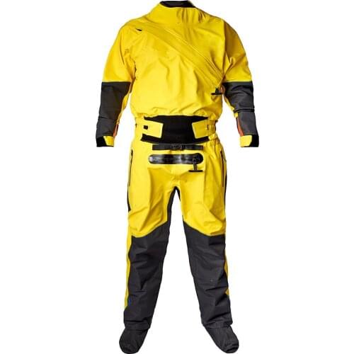 Dry Suit Kayak 3 Layers Waterproof Breathable Material Fabric Surfing Sailing Rafting Diving DM29 For Man