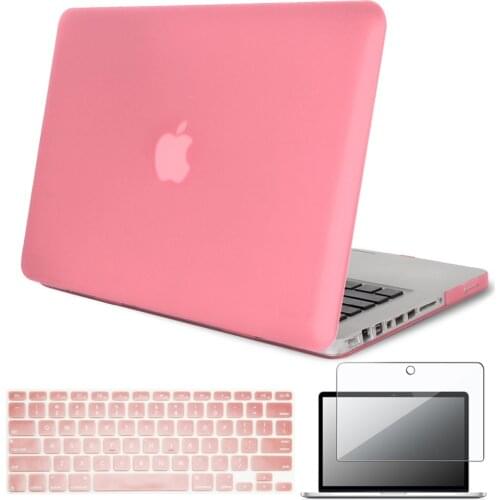 Laptop Case for Apple Macbook Air 13/11/MacBook Pro 13/15 Inch Hard Shell Cover Case + Keyboard Cover + Screen Protector