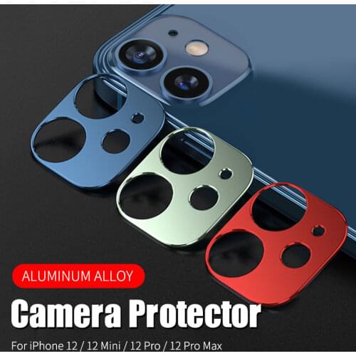 Titanium Alloy Metal Ring Case For iPhone 12 Pro Max Camera Case Protector For iPhone 11 12 Pro Max Mini Lens Cover