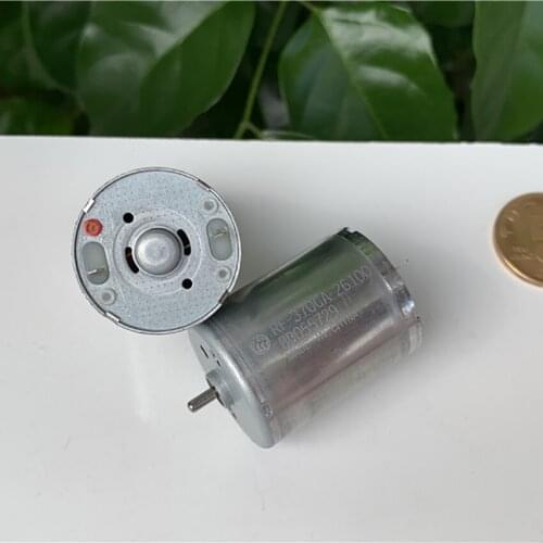 RF-370CA-26100 Short Shaft Micro Motor with Metal Brush, Commutator, Varistor, 3V-7.4V Mute Large Torque Air Pump Small Motor