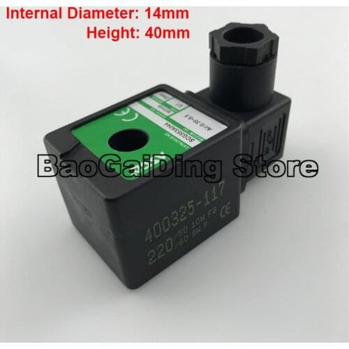 ASCO Electromagnetic Pulse Valve Coil 400425-117,400425-842,400425-852,400425-142,400425-342,400325-642,400325-652 AC220V DC24V